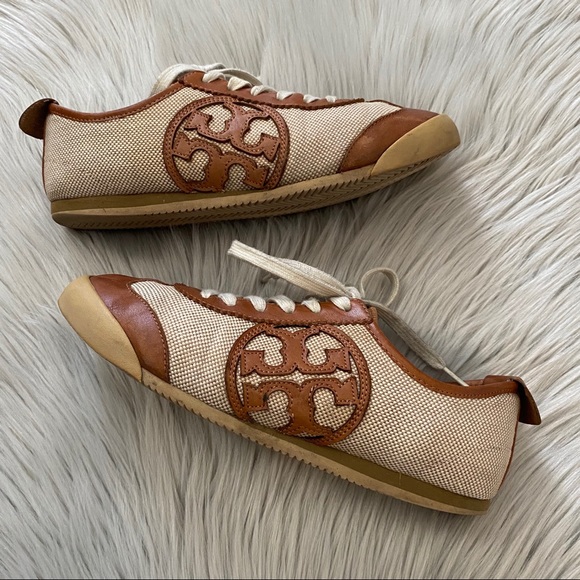 Tory Burch Shoes - TORY BURCH Murphey Canvas Sneakers Size 8